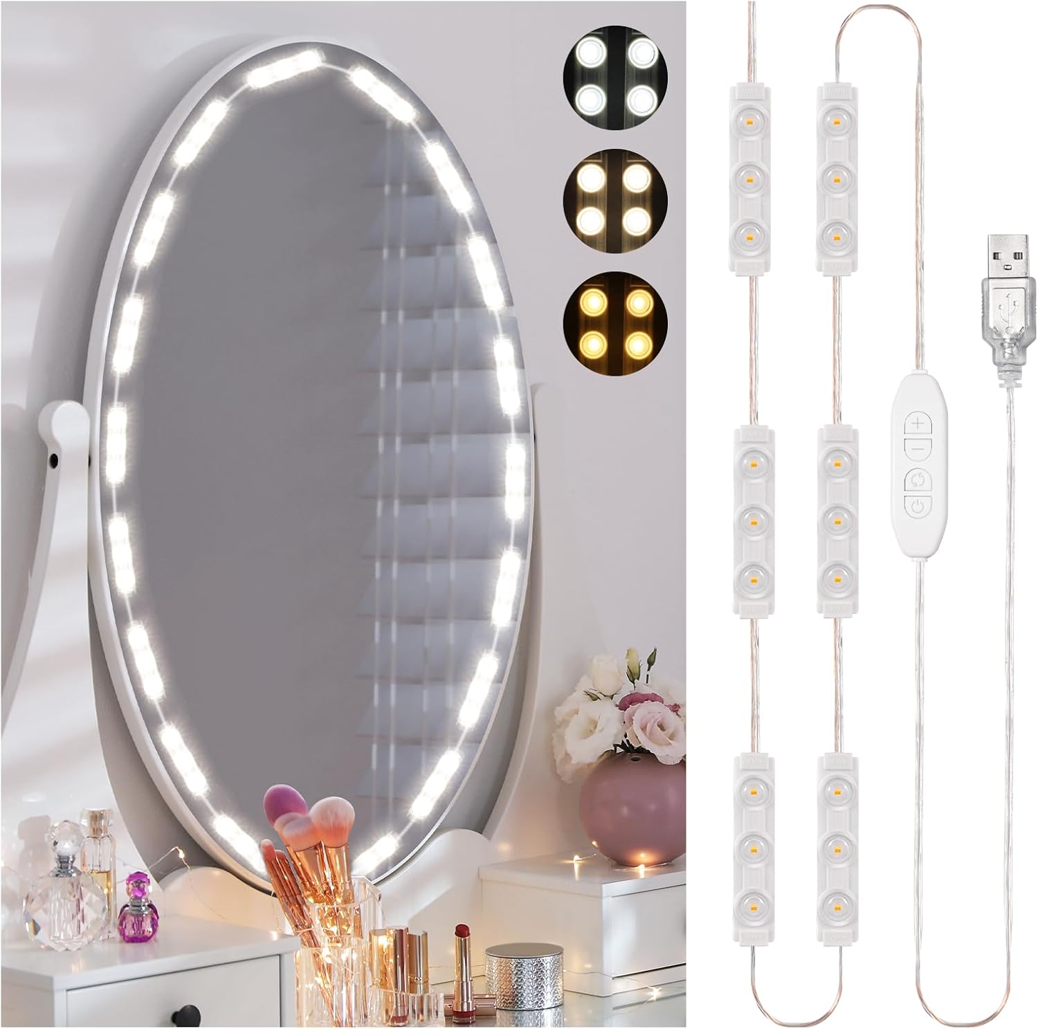 Hollywood Style Vanity Mirror Lights - Image 9