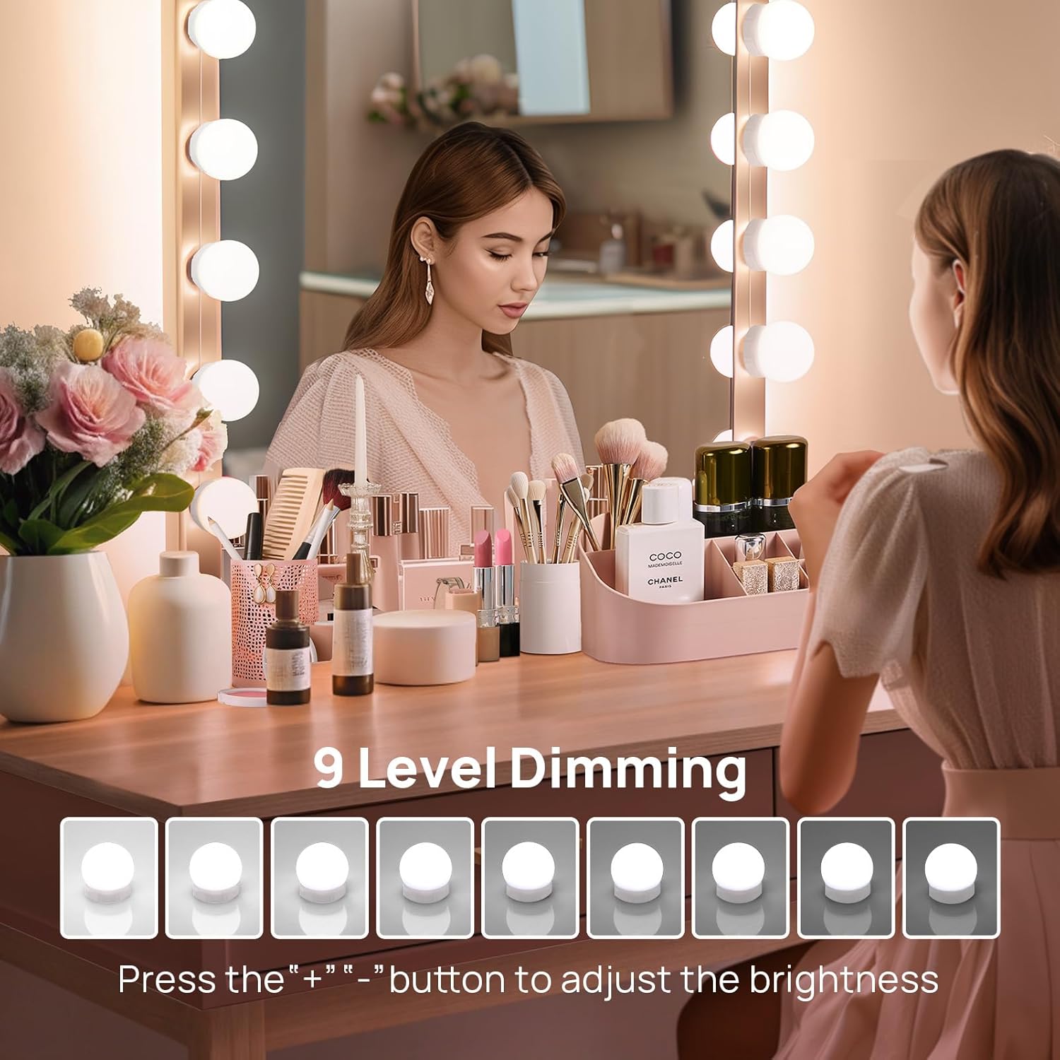 Hollywood Style Vanity Mirror Lights - Image 4