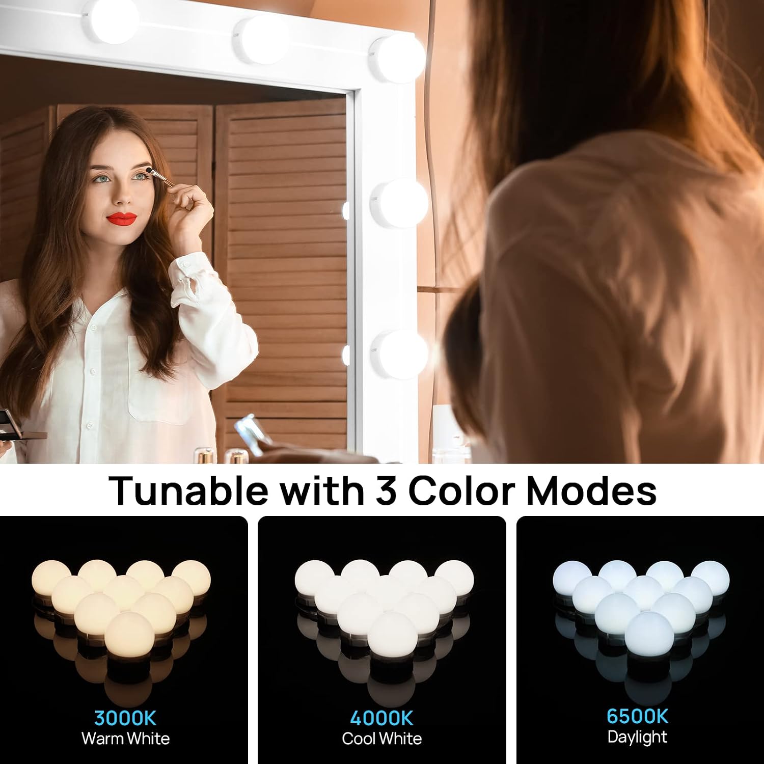 Hollywood Style Vanity Mirror Lights - Image 3