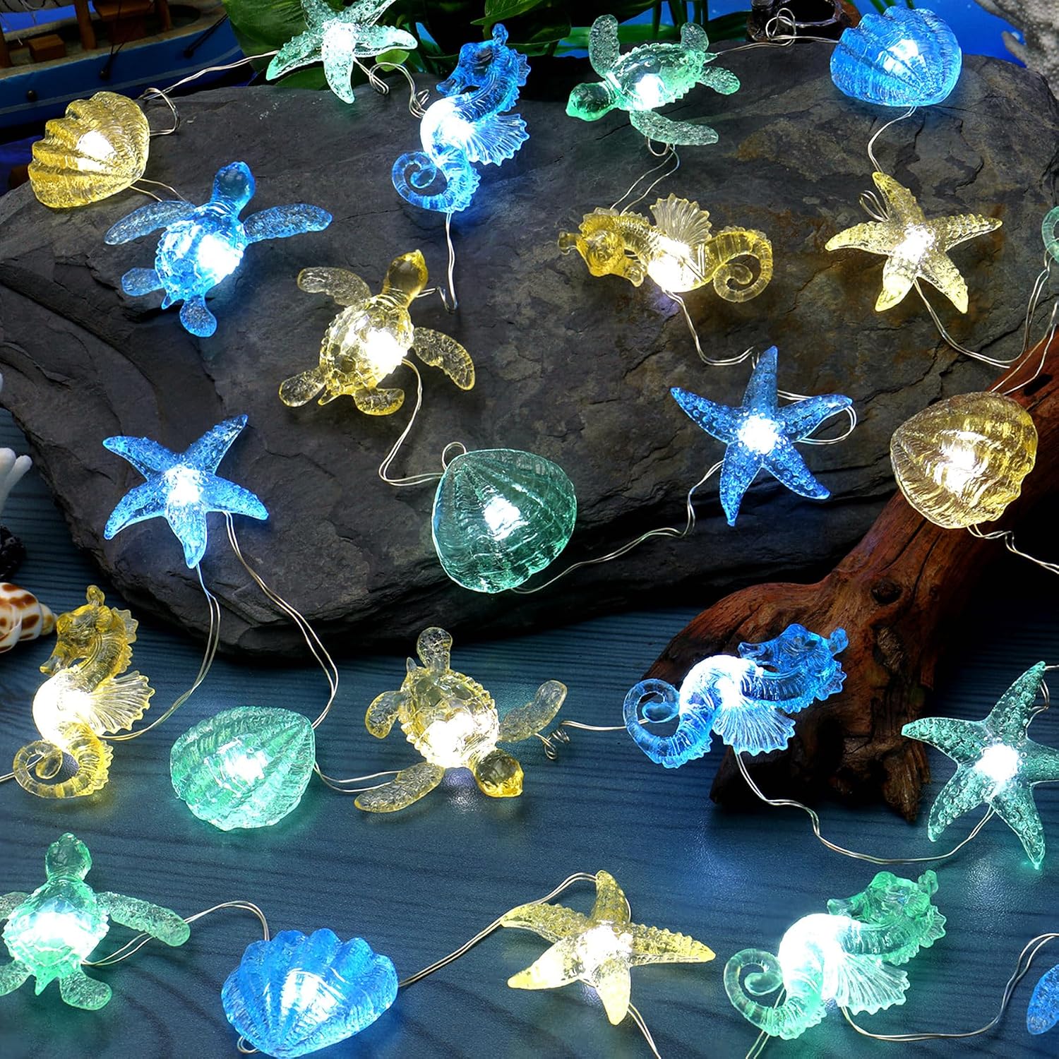 Ocean-Themed Decorative String Lights