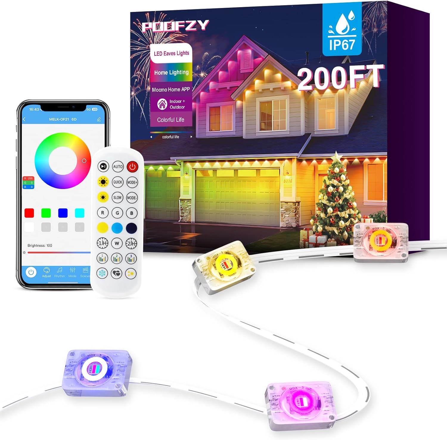 Permanent Outdoor RGB Lights