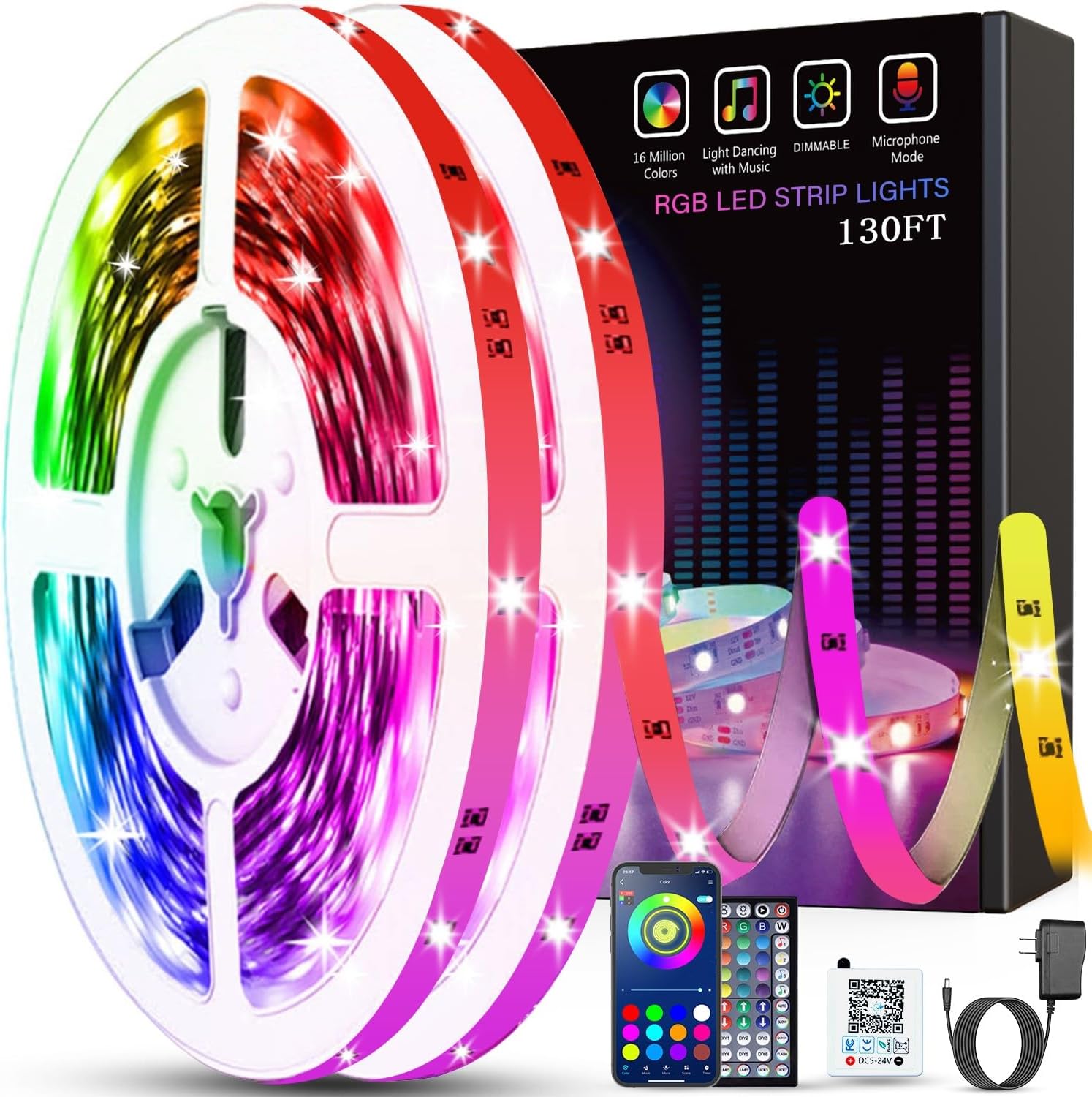 Two-Roll Music Sync Strip Lights - Image 11