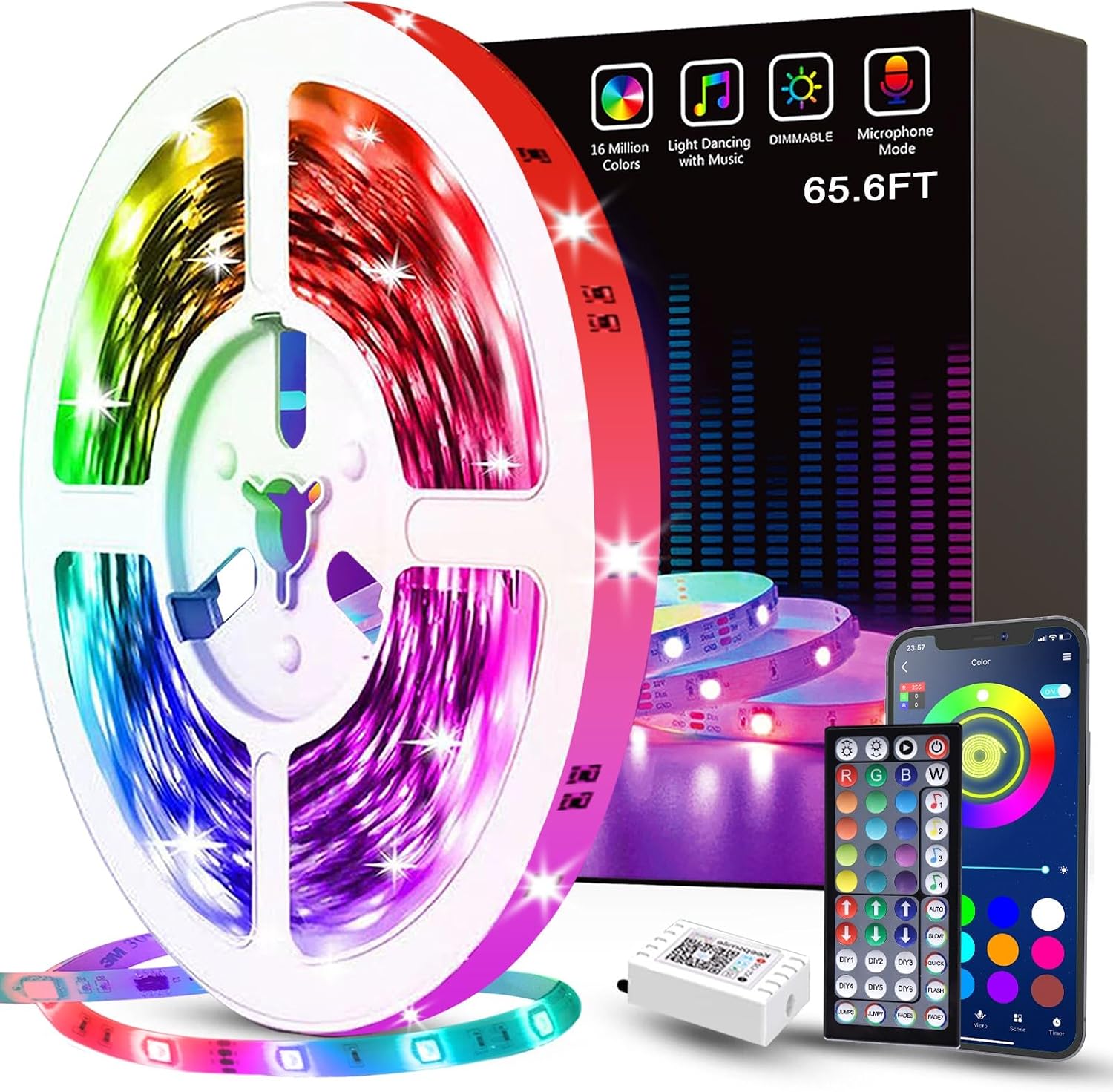Two-Roll Music Sync Strip Lights - Image 13